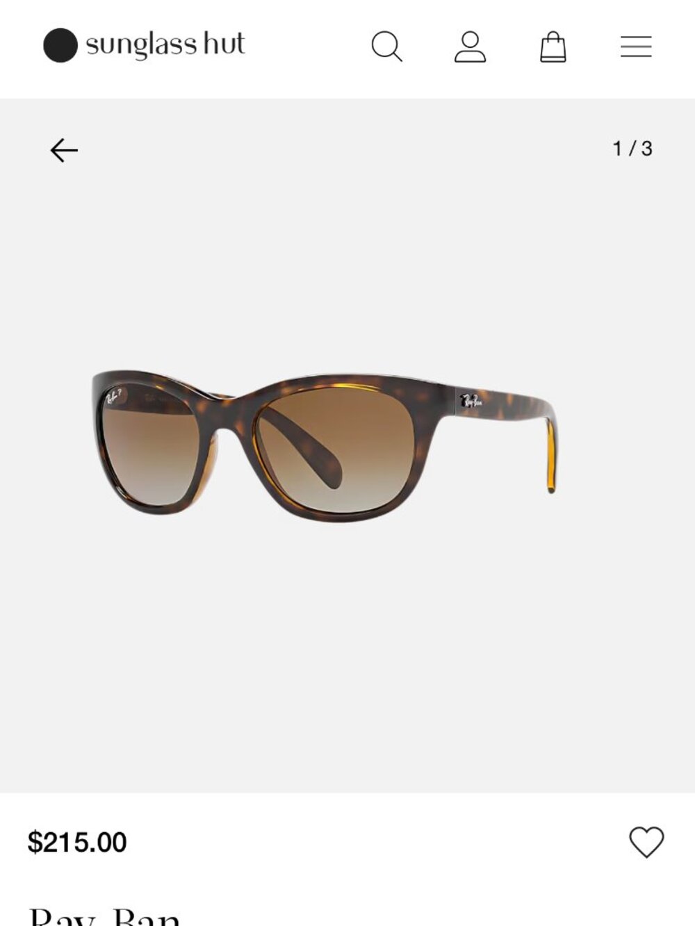 Ray-Ban Havana Sunglasses